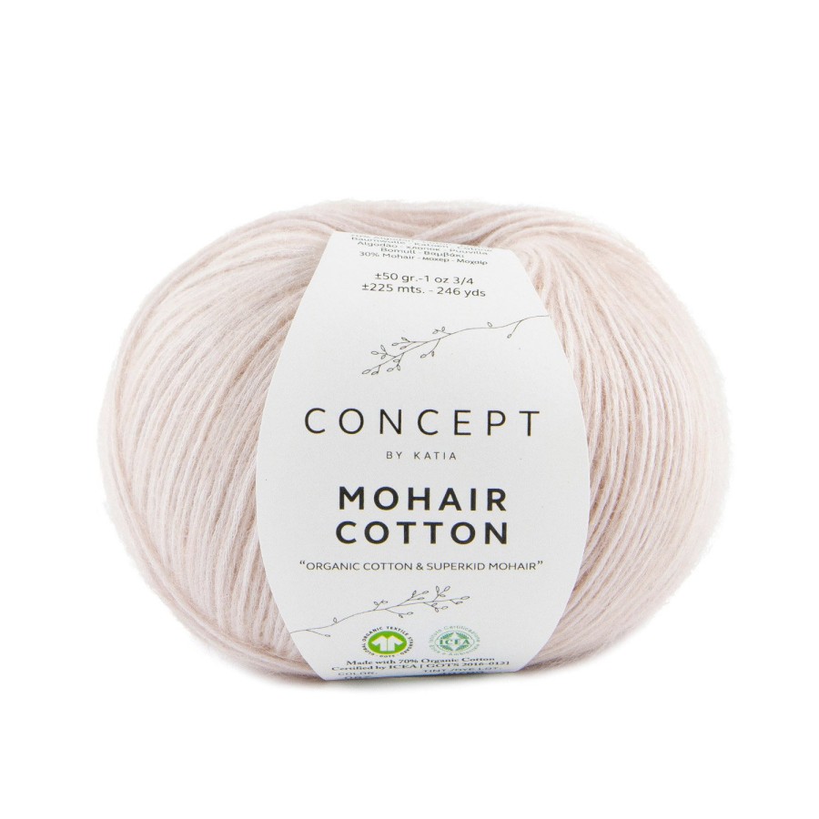 CONCEPT BY KATIA MOHAIR COTTON siūlai